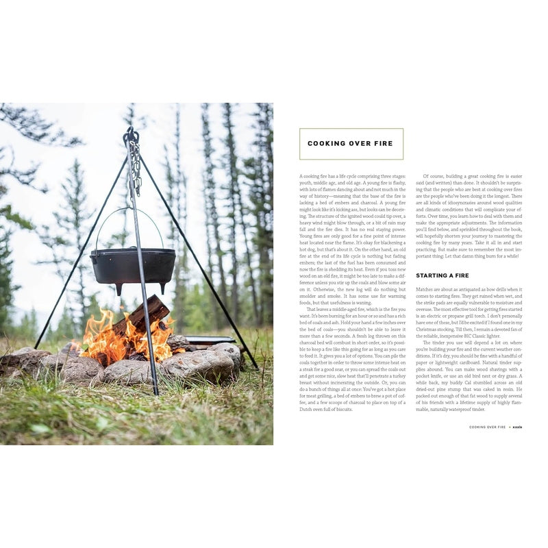 The MeatEater Outdoor Cookbook: Wild Game Recipes for the Grill, Smoker, Campstove, and Campfire Spiral Bound