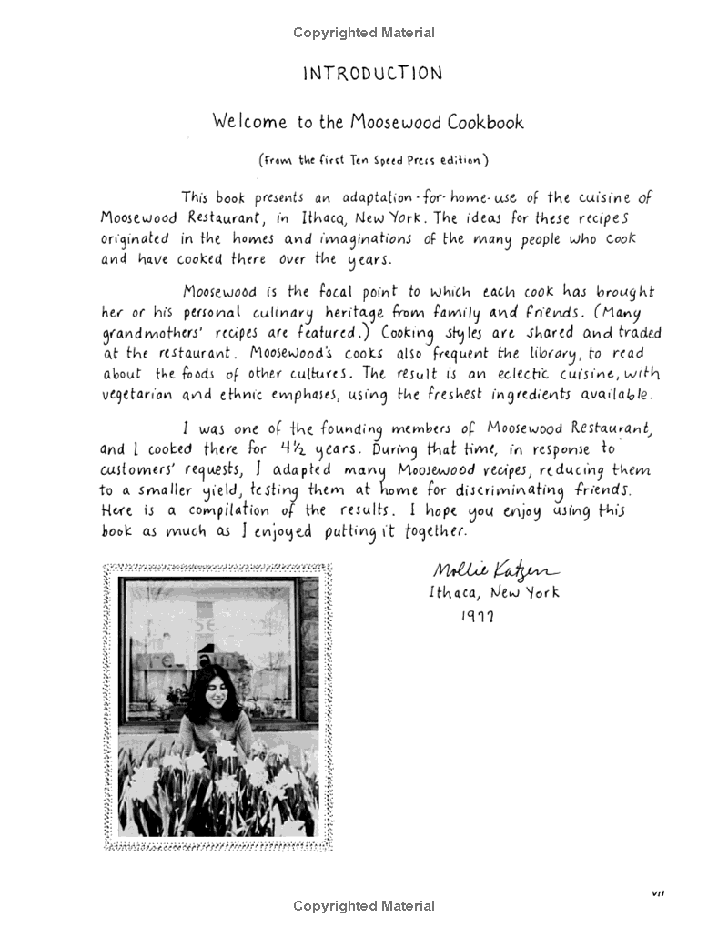 The Moosewood Cookbook: 40th Anniversary Edition Spiral Bound