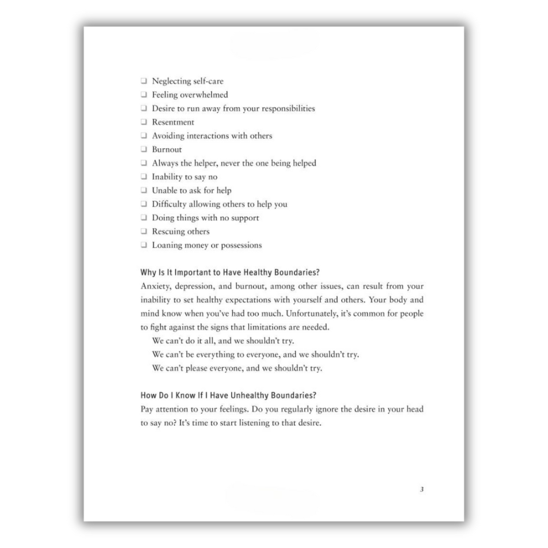 The Set Boundaries Workbook: Practical Exercises for Understanding Your Needs and Setting Healthy Limits Spiral Bound