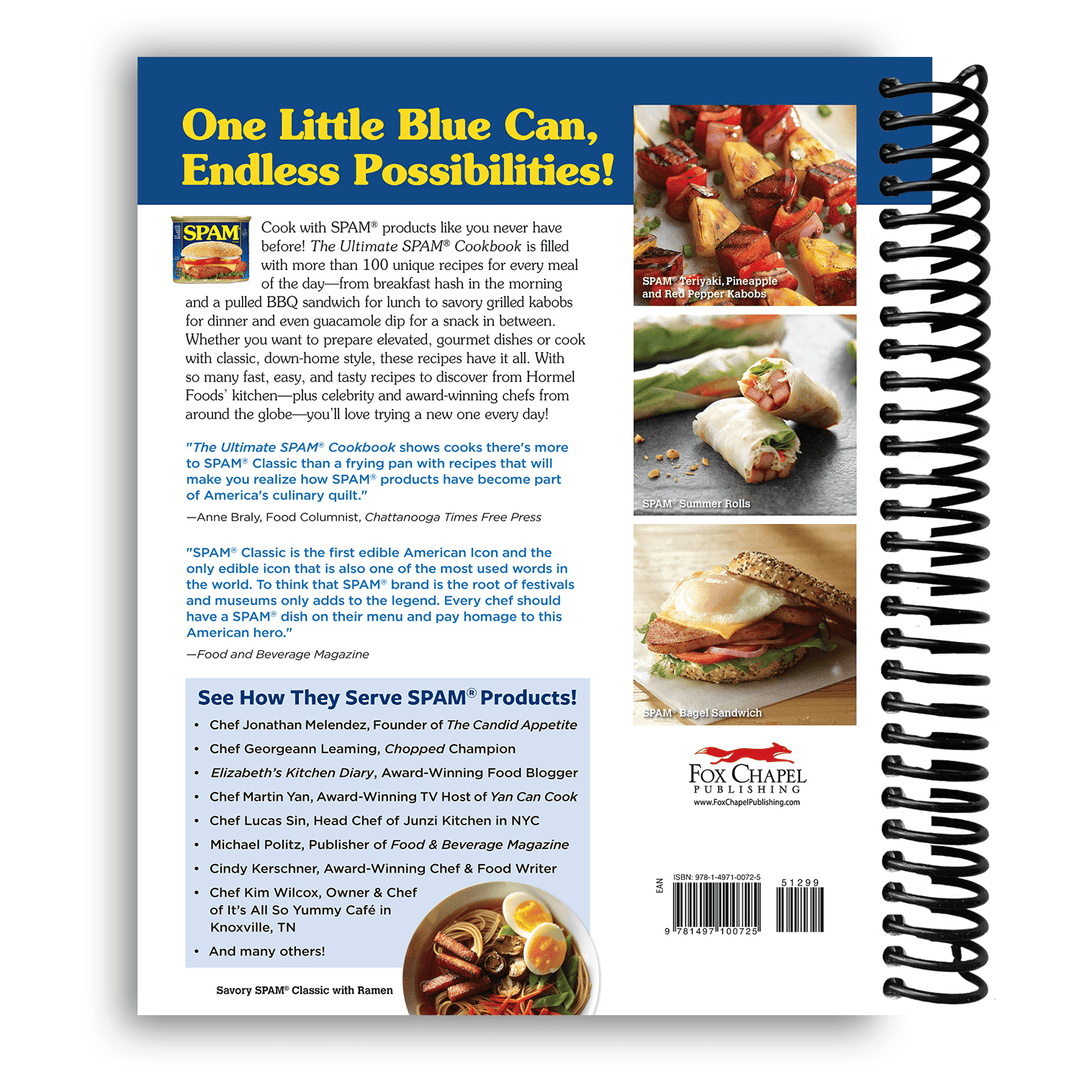 The Ultimate SPAM Cookbook: 100+ Quick and Delicious Recipes from Traditional to Gourmet Spiral Bound
