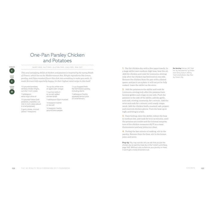 The 30-Minute Mediterranean Diet Cookbook Spiral Bound