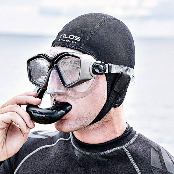 1mm Thermoflare Chin Strap Beanie for Cold Water