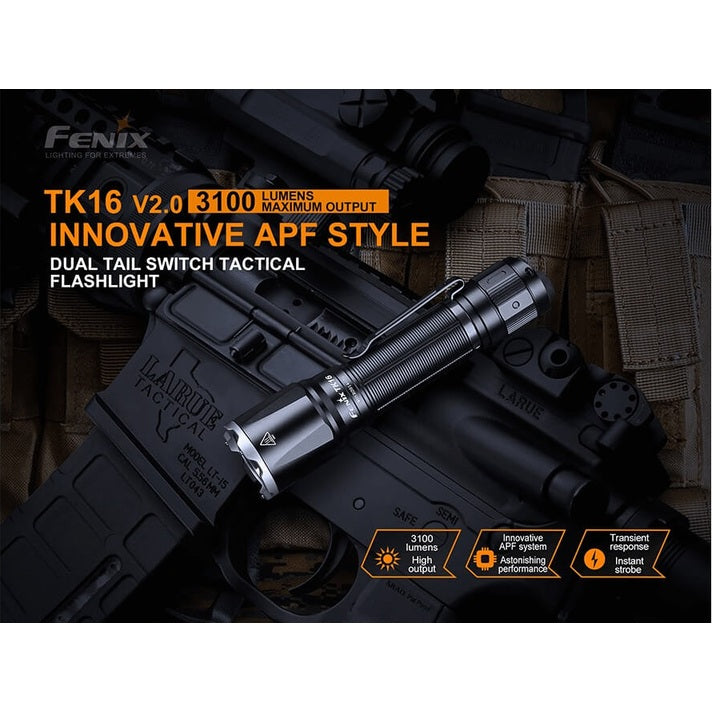 Fenix TK16 V2.0 Tactical Flashlight - 3100 Lumens