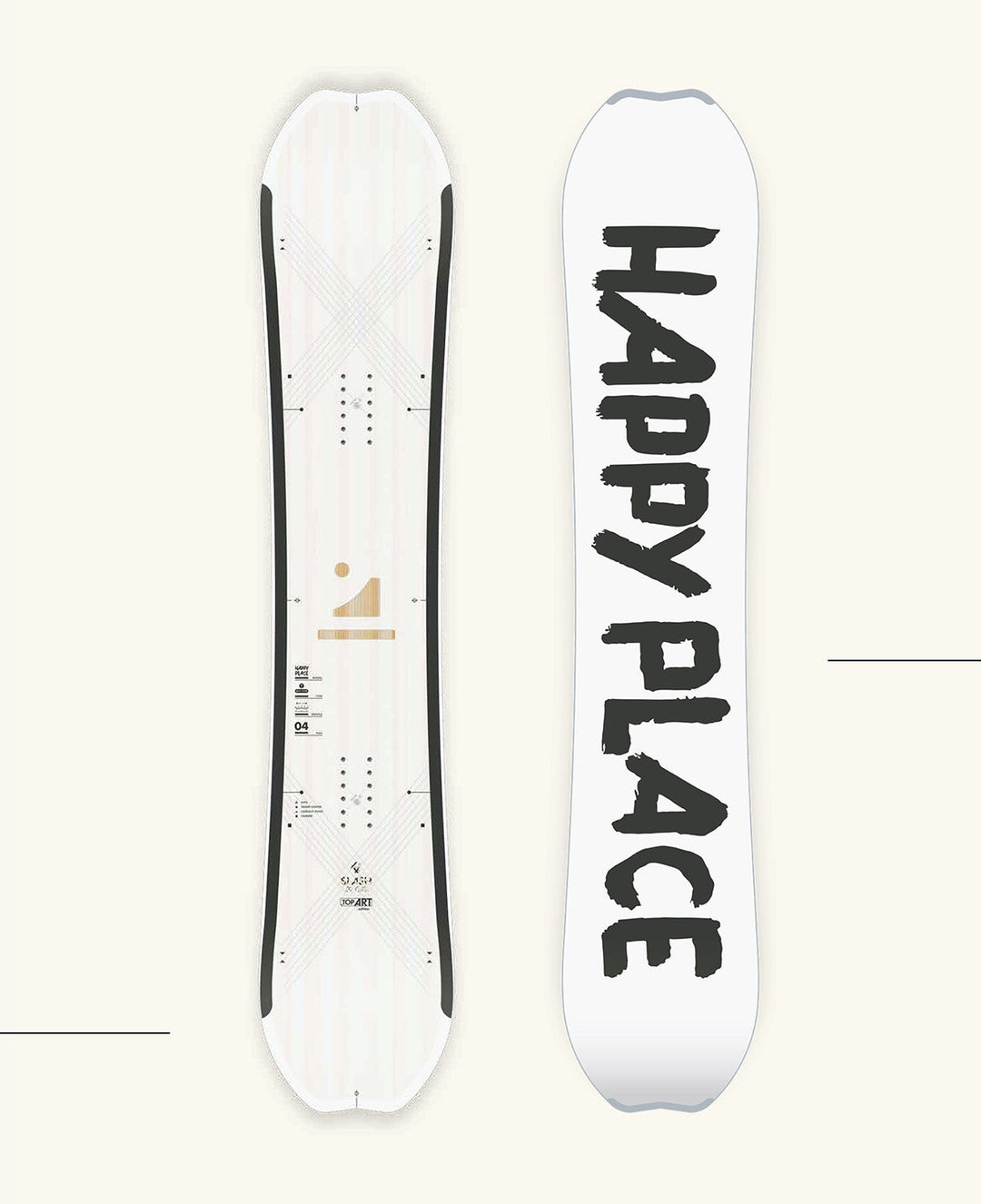 Slash by GiGi Happy Place Snowboard - Ideal for All Levels