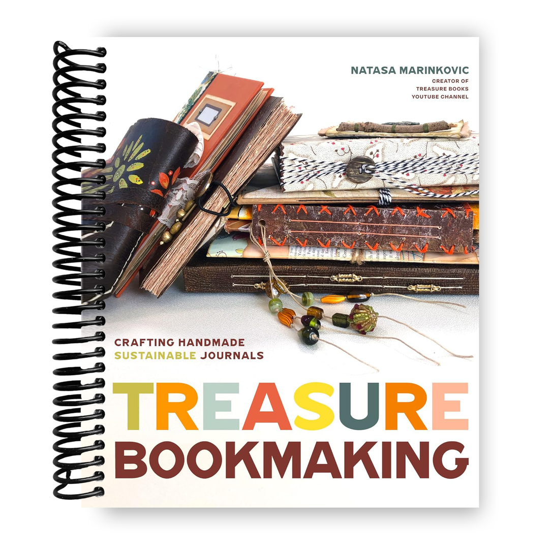Treasure Book Making: Crafting Handmade Sustainable Journals Create Diary DIYs and Papercrafts without Bookbinding Tools Spiral Bound