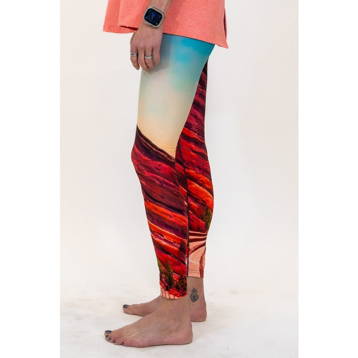Colorado Threads Red Rocks Sunrise Yoga Pants