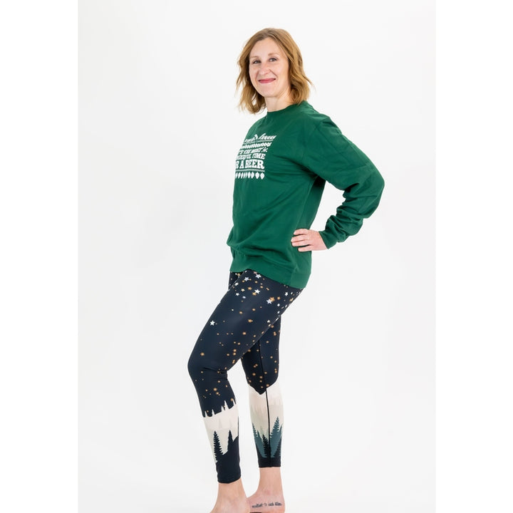 Colorado Threads New Years Mountain Yoga Pants