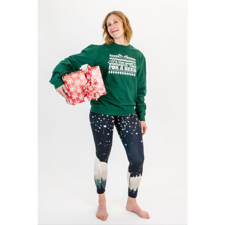 Colorado Threads New Years Mountain Yoga Pants