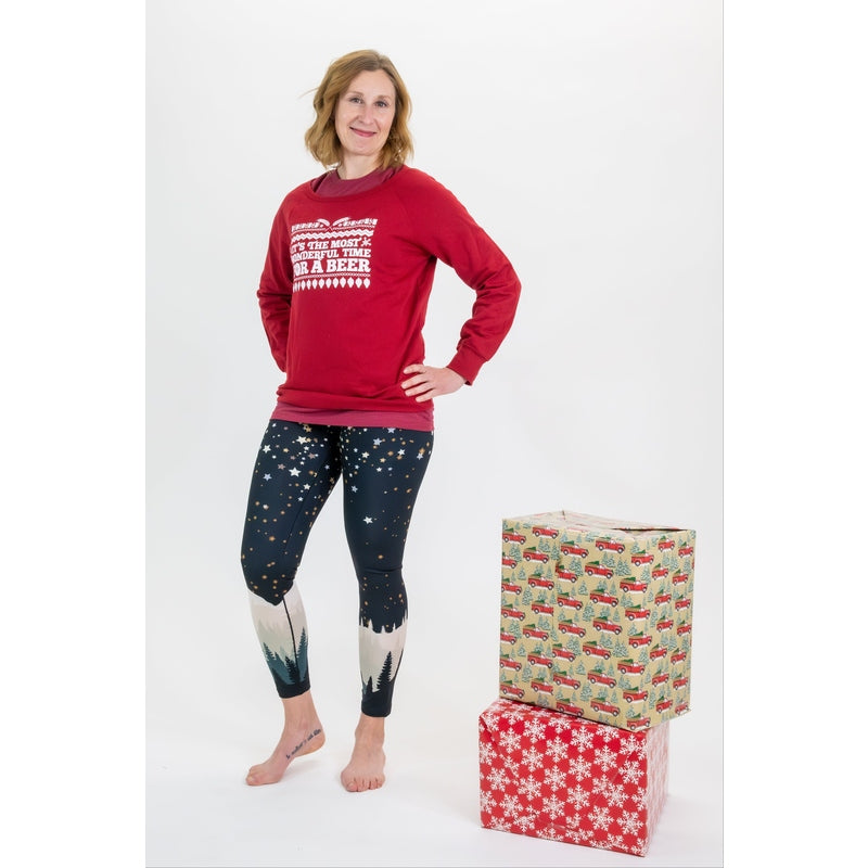 Colorado Threads New Years Mountain Yoga Pants