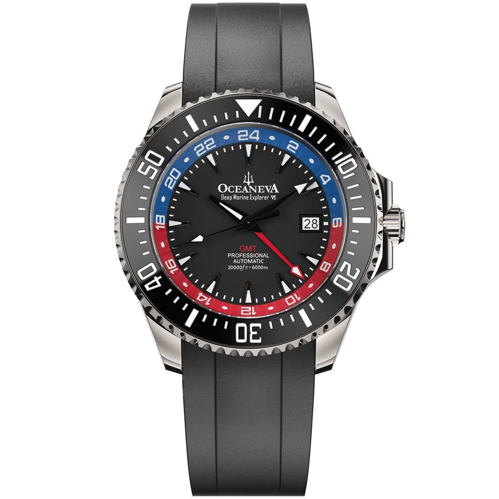 Oceaneva 6000m GMT Dive Watch in Titanium