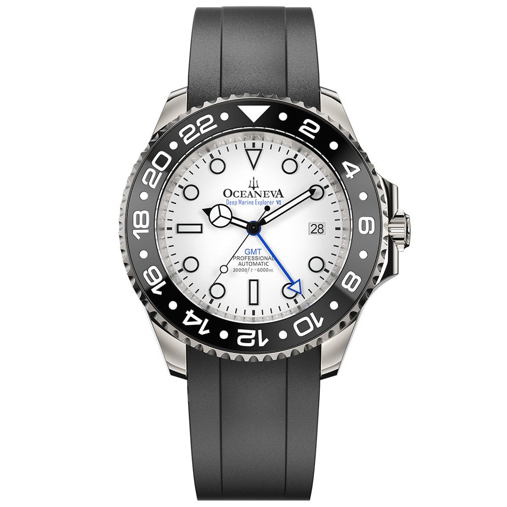 Oceaneva Deep Marine Explorer VI Watch - 6000m GMT Titanium