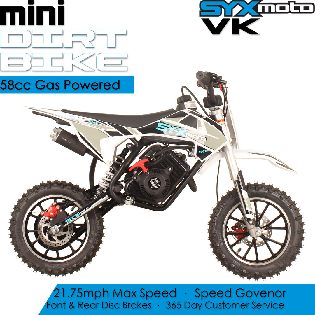 58cc 4-Stroke Mini Dirt Bike for Kids - SYX MOTO
