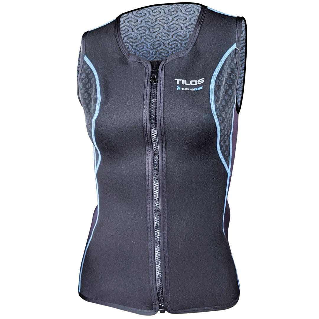 1mm Ladies Thermoflare Zip Vest for Efficient Warmth