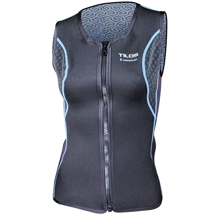 1mm Ladies Thermoflare Zip Vest for Efficient Warmth