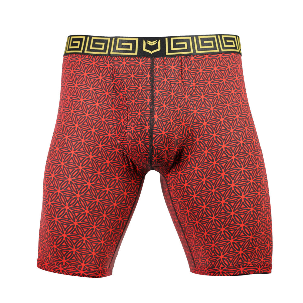 SHEATH V Men's 8" Sports Performance Boxer Brief