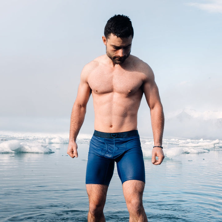 SHEATH V Men's 8" Sports Performance Boxer Brief
