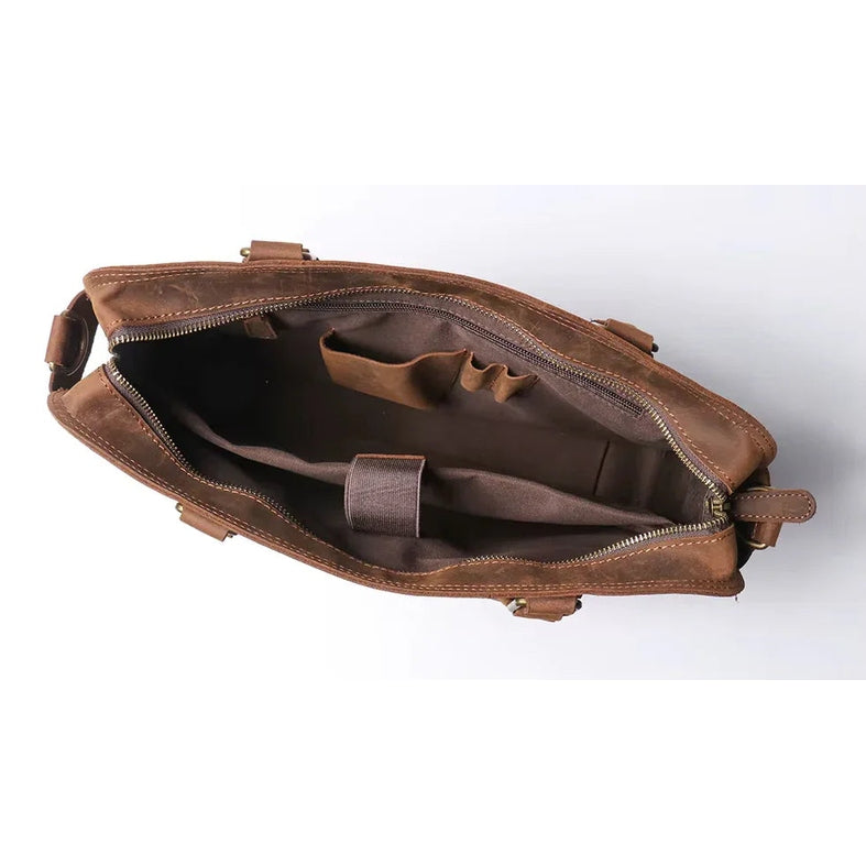 The Viggo Briefcase | Genuine Leather Messenger Bag