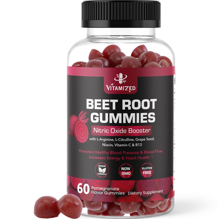 VITAMIZED Beetroot Gummies - Nitric Oxide Supplement