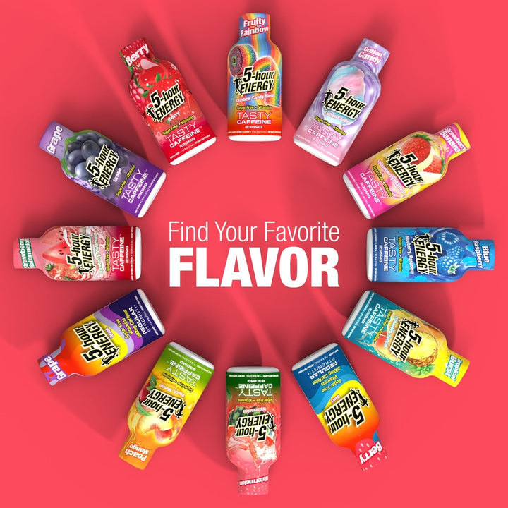 Watermelon Flavor Regular Strength 5-hour ENERGY Shots