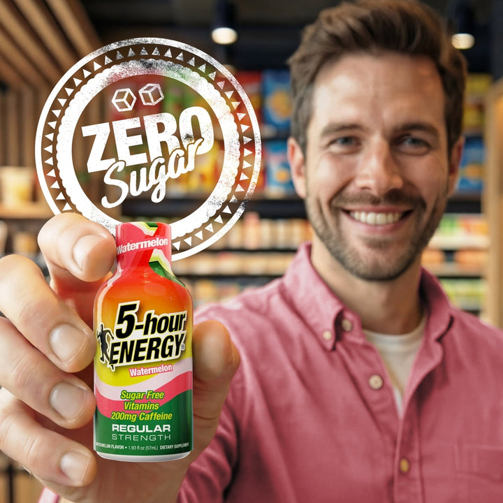 Watermelon Flavor Regular Strength 5-hour ENERGY Shots