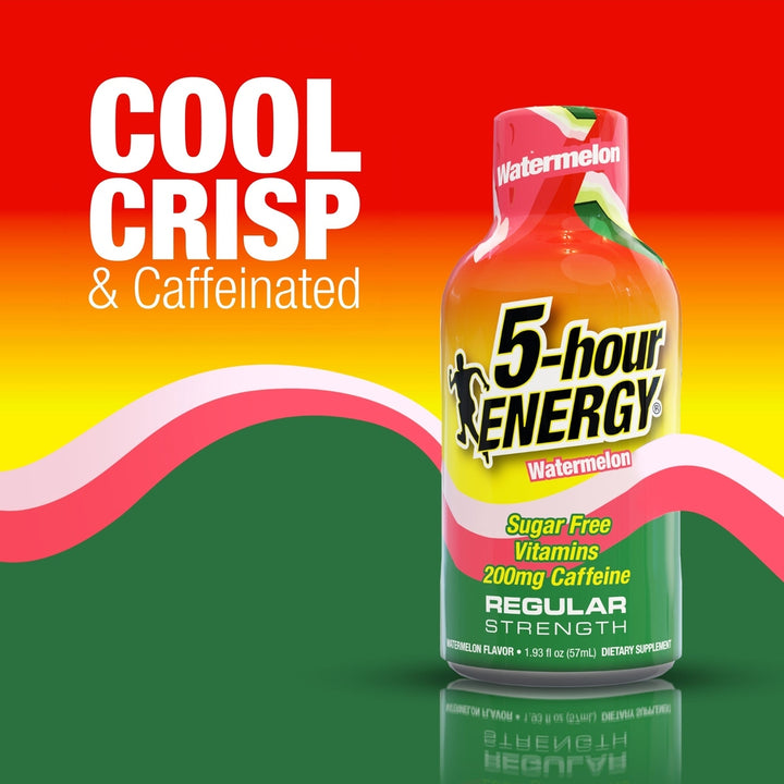 Watermelon Flavor Regular Strength 5-hour ENERGY Shots