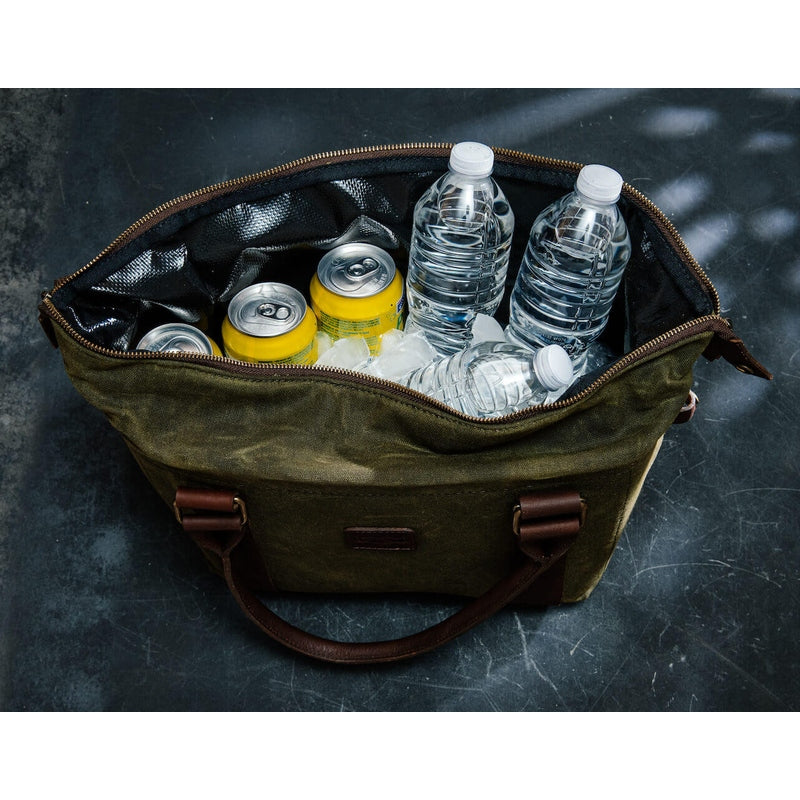 White Wing Waxed Canvas Cooler