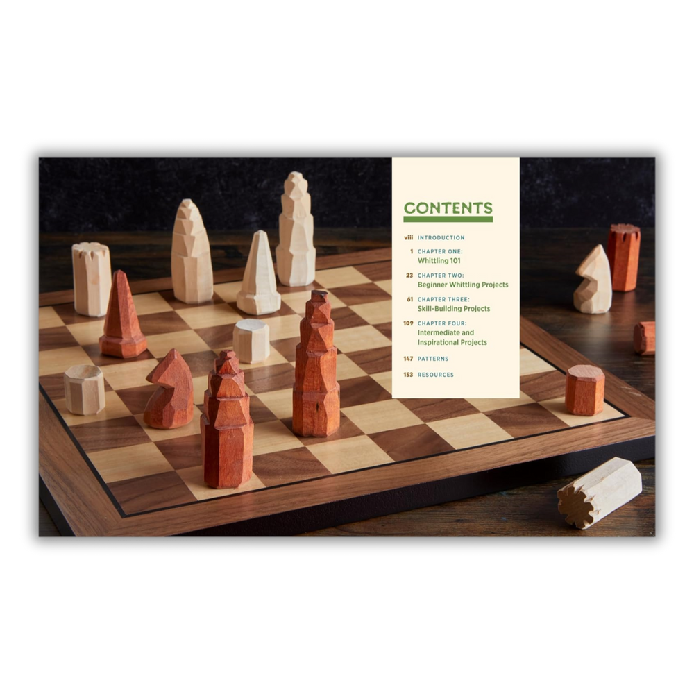 Whittling for Beginners: Step-by-Step Projects to Carve from Wood Spiral Bound