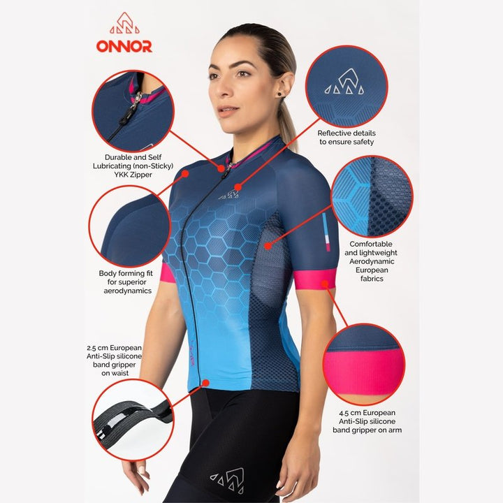 Onnor Sport Women's Skyhive Elite Cycling Jersey