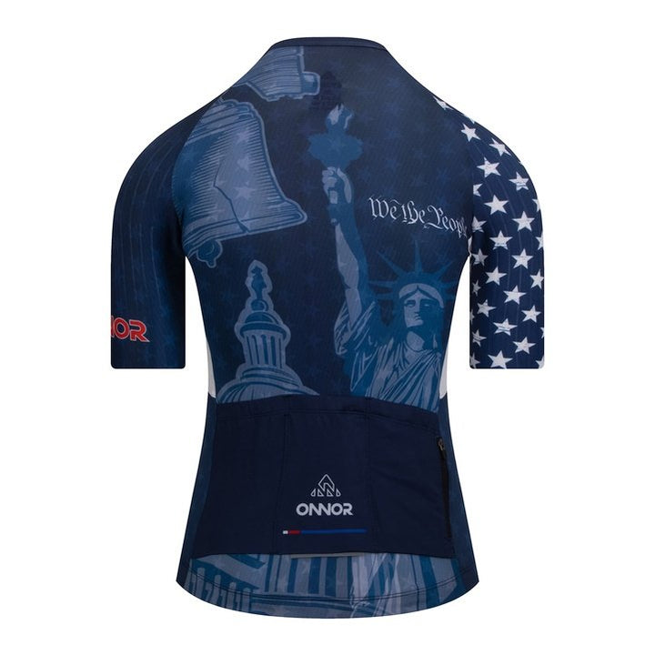 Onnor Sport Women's American Pride 2023 Elite Cycling Jersey Short Sleeve