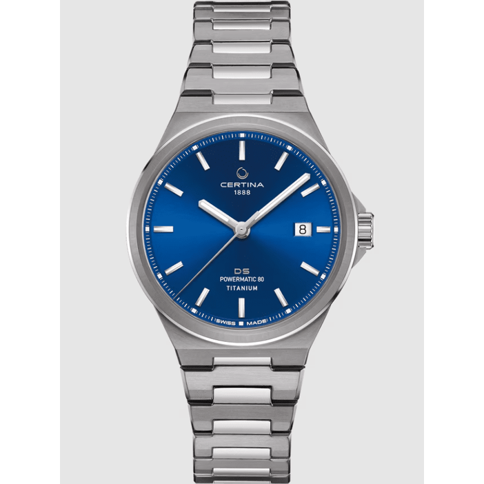 DS-7 Powermatic 80 Watch with Blue Dial