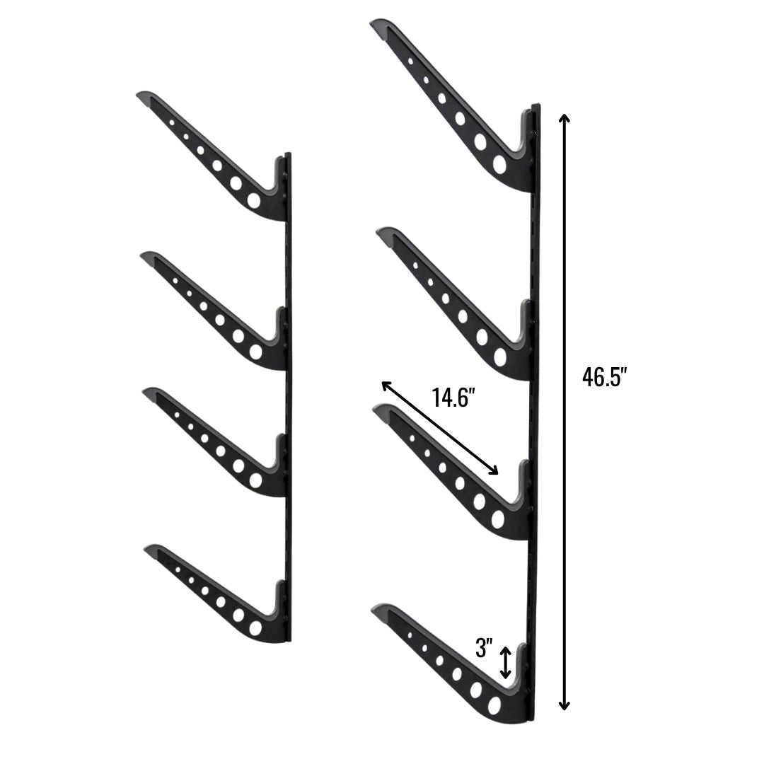 Jay Peak Adjustable Ski Snowboard Storage Rack
