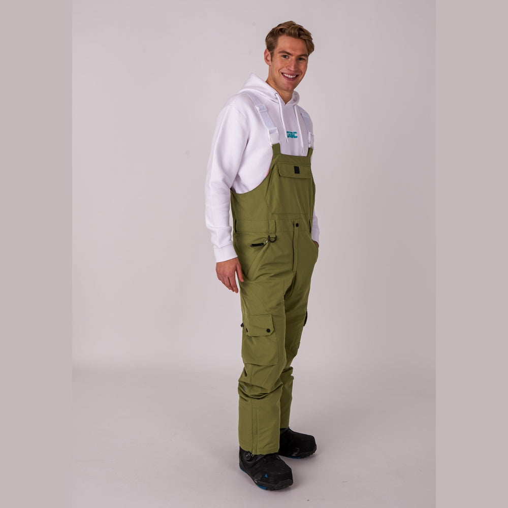 OOSC Clothing Yeh Man Bib Pant - Khaki