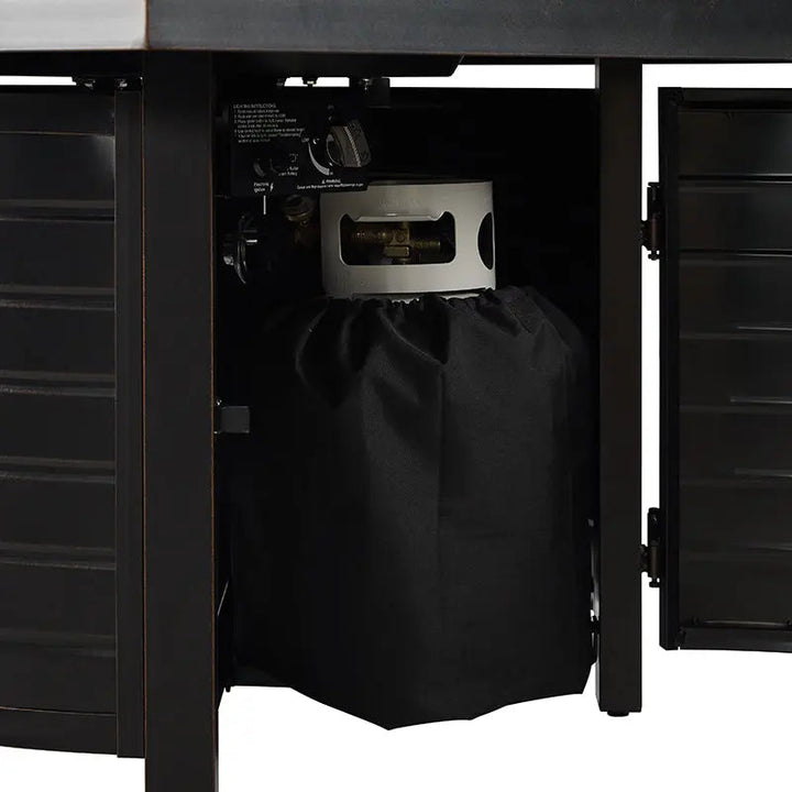Yorke 40" Aluminum Gas Fire Pit Table