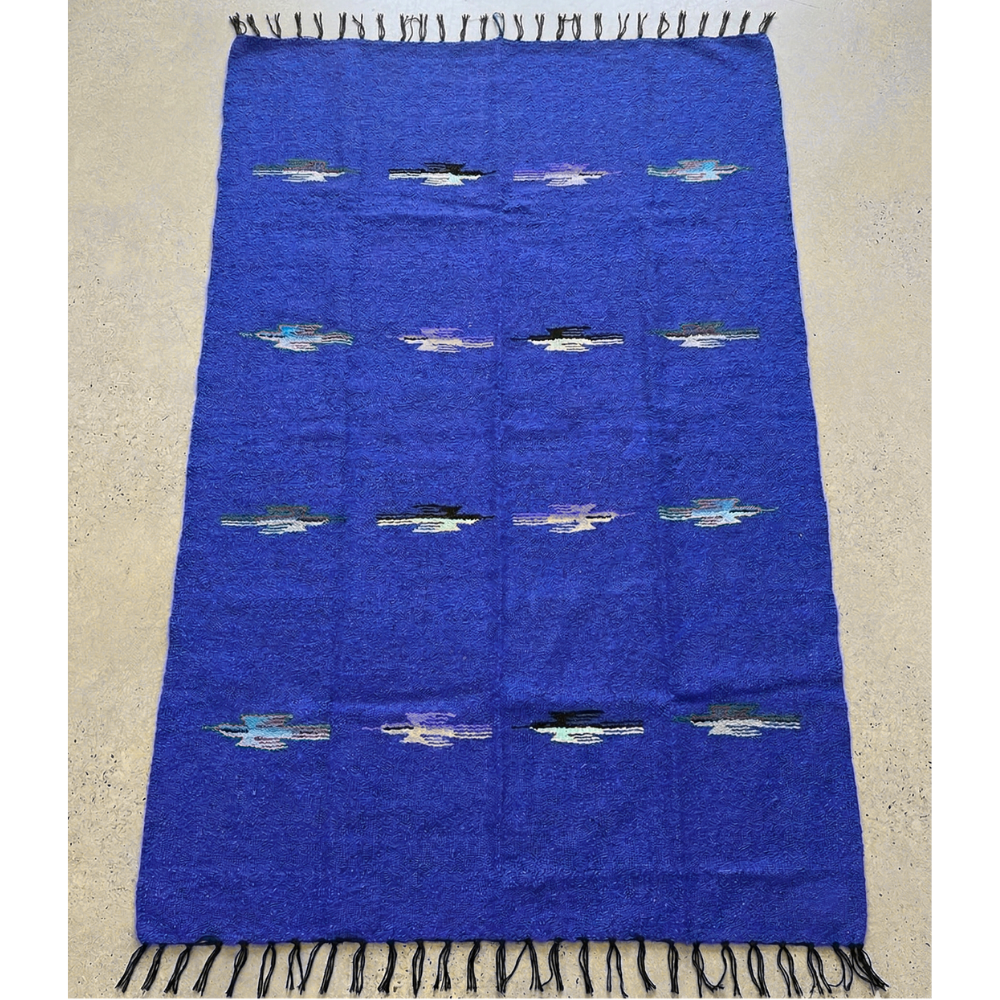 West Path Ocean Blue Baja Thunderbird Blanket
