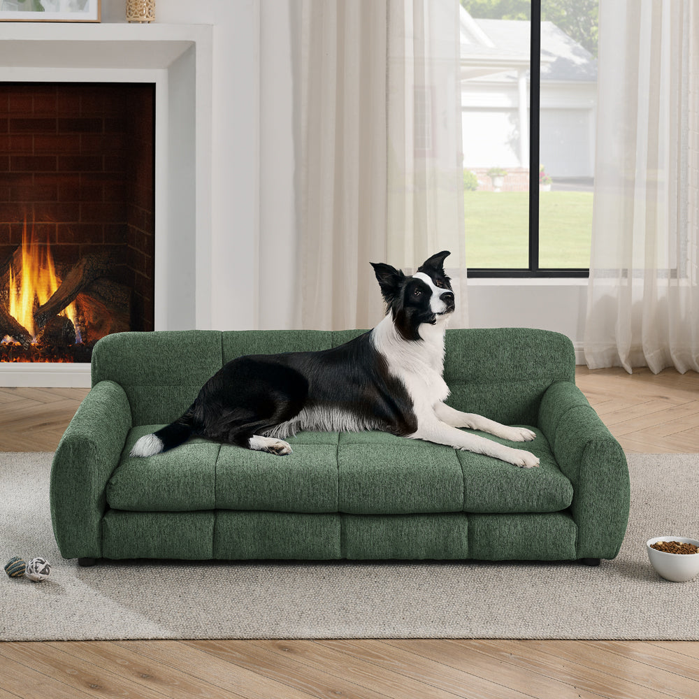 Pet Bed for Oversized Dogs - Olive Green