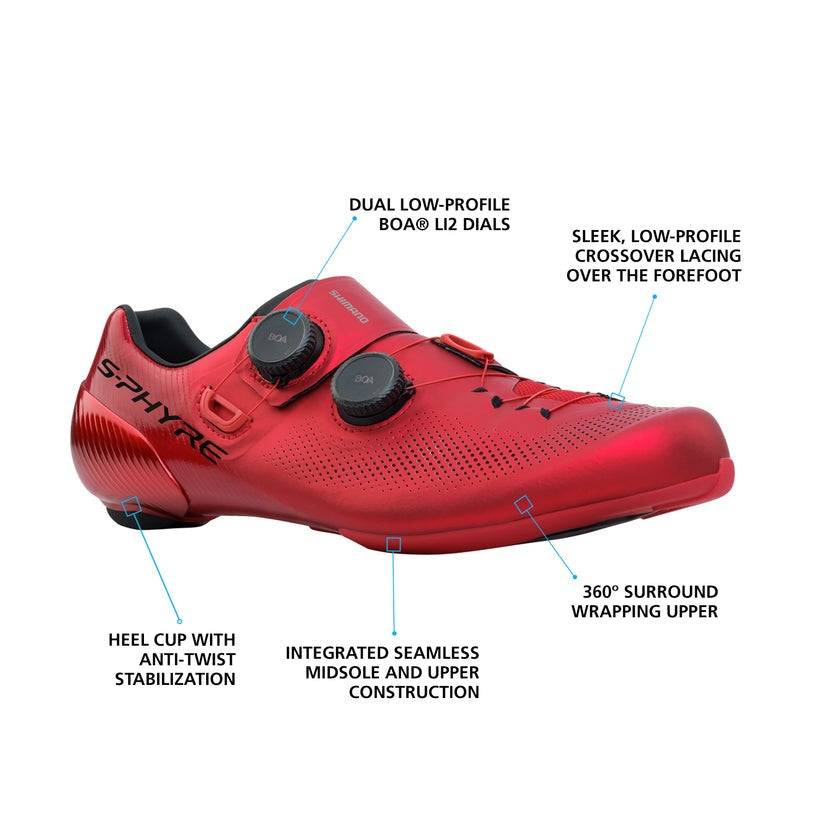 Shimano S-phyre sh-rc903 Road Shoes | Red