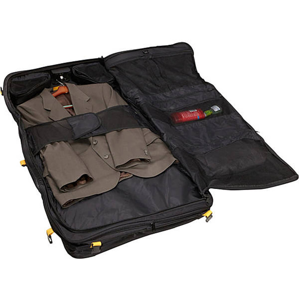 A. Saks EXPANDABLE Deluxe Tri-fold Carry On Garment Bag