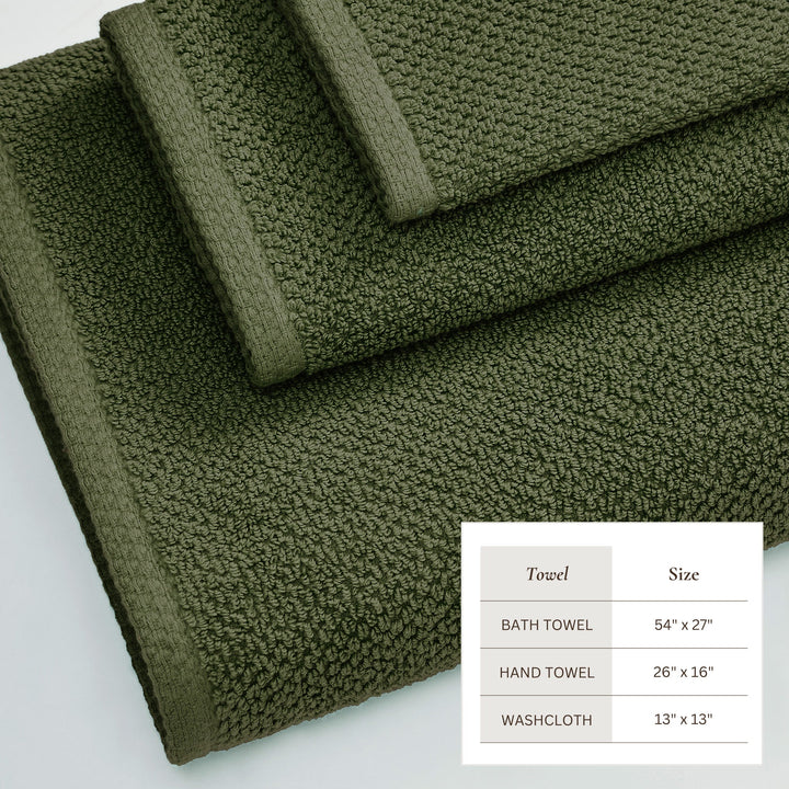 Cotton Bath Towel Set - Acacia Collection