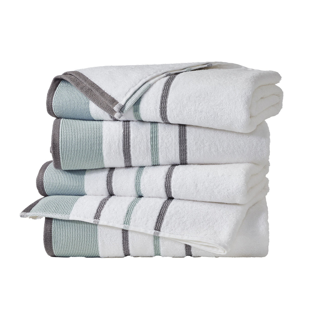 Cotton Stripe Bath Towel Set - Noelle Collection