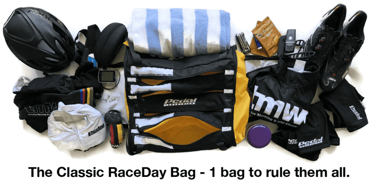 Pedal Industries RaceDay Cycling Gear Bag™ - Organized Storage Solution