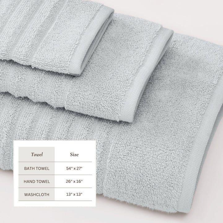 Combed Cotton Bath Towels - Karina Collection