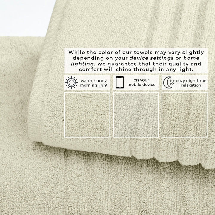 Combed Cotton Bath Towels - Karina Collection