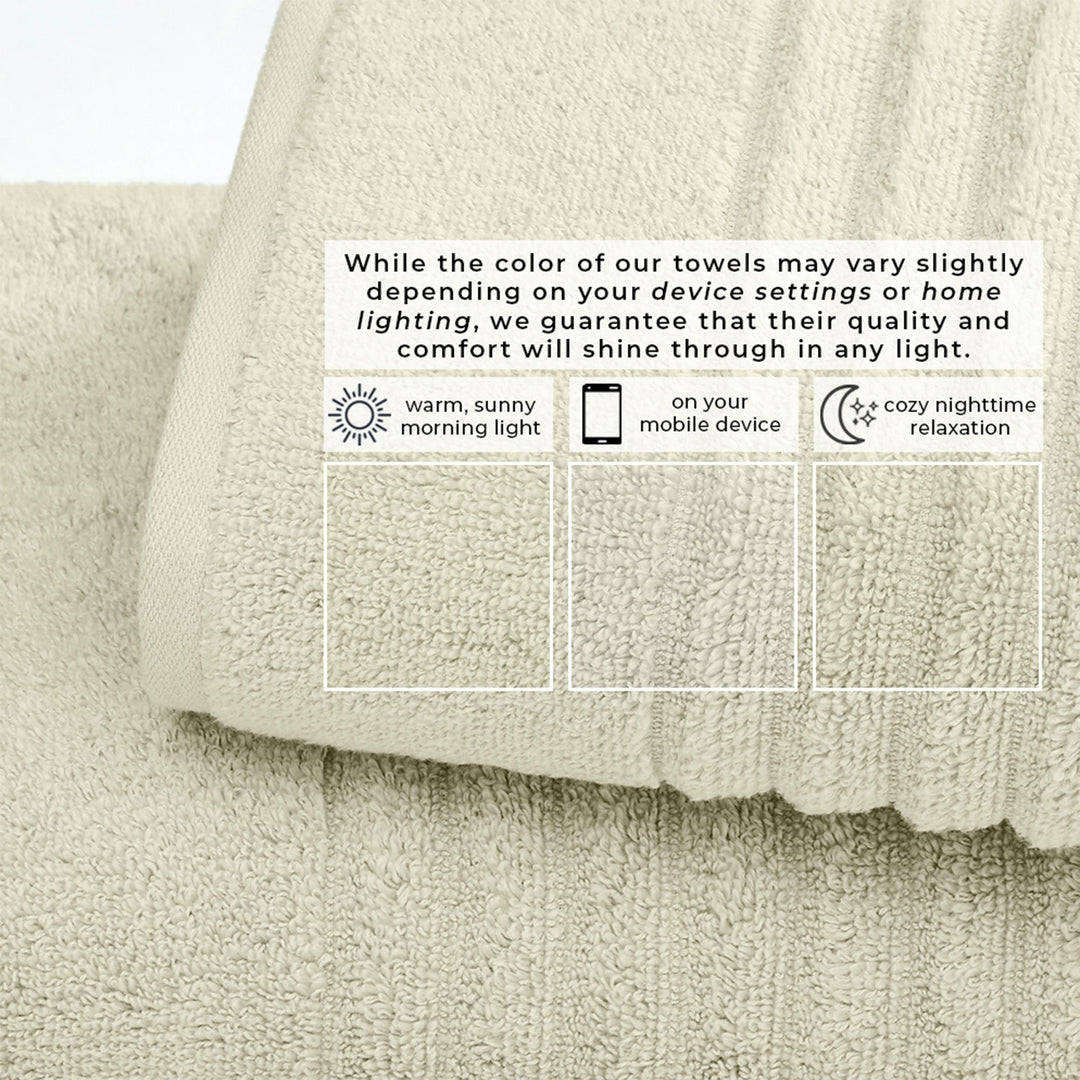Combed Cotton Bath Towels - Karina Collection