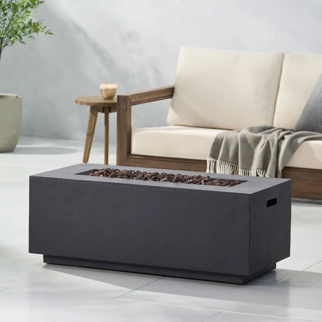 Outdoor Propane Fire Pit for Modern Patios