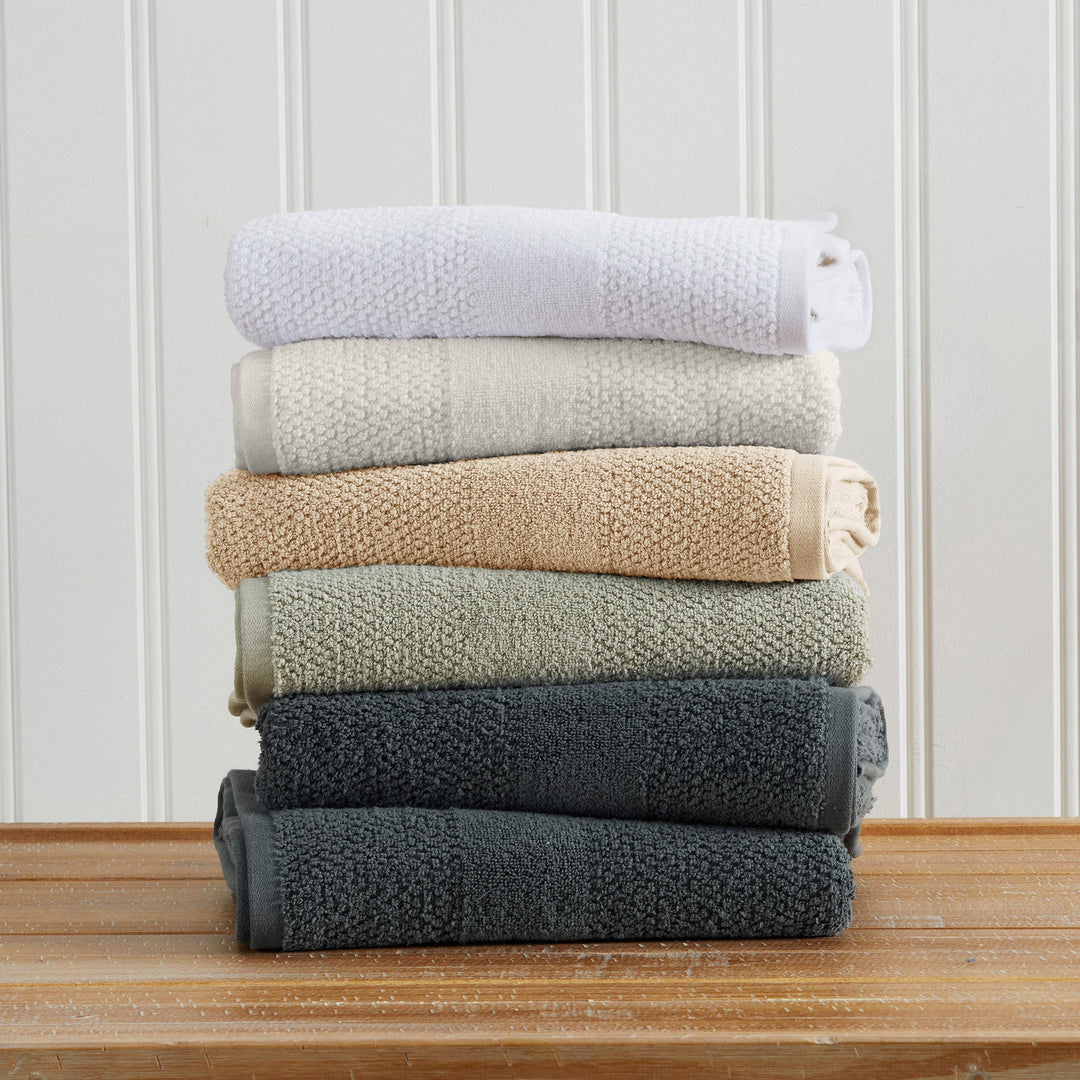 Cotton Woven Bath Towel Set - Marbella Collection