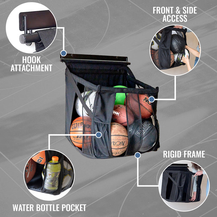 Hall of Fame Ball Storage Rack for Easy Access