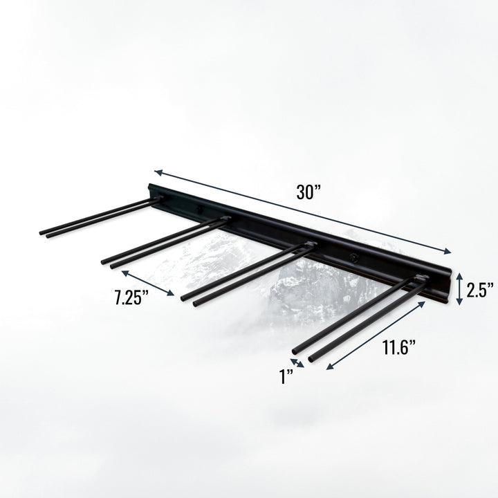 Snowbasin Ski Storage Rack - Ski Storage Rack Holds 16 Pairs