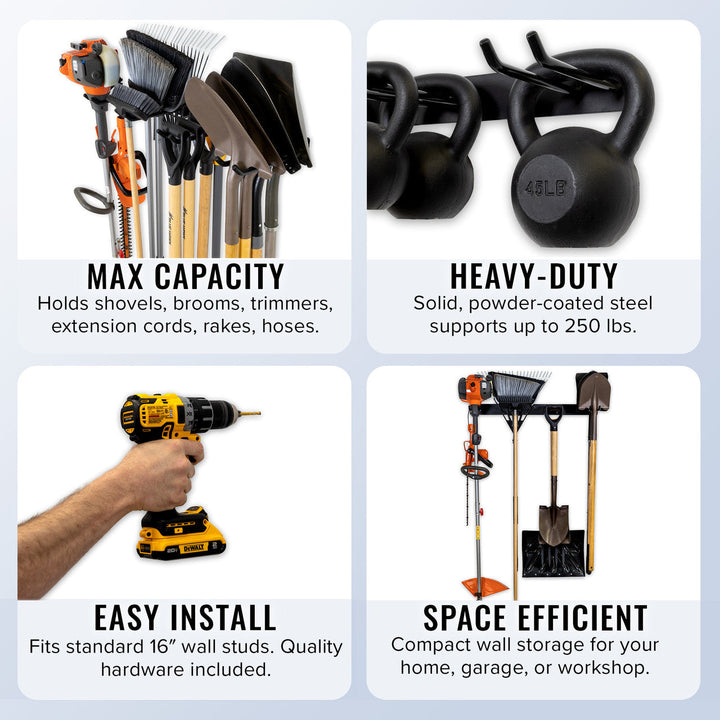 Bedrock Garage Tool Organizer for Efficient Storage