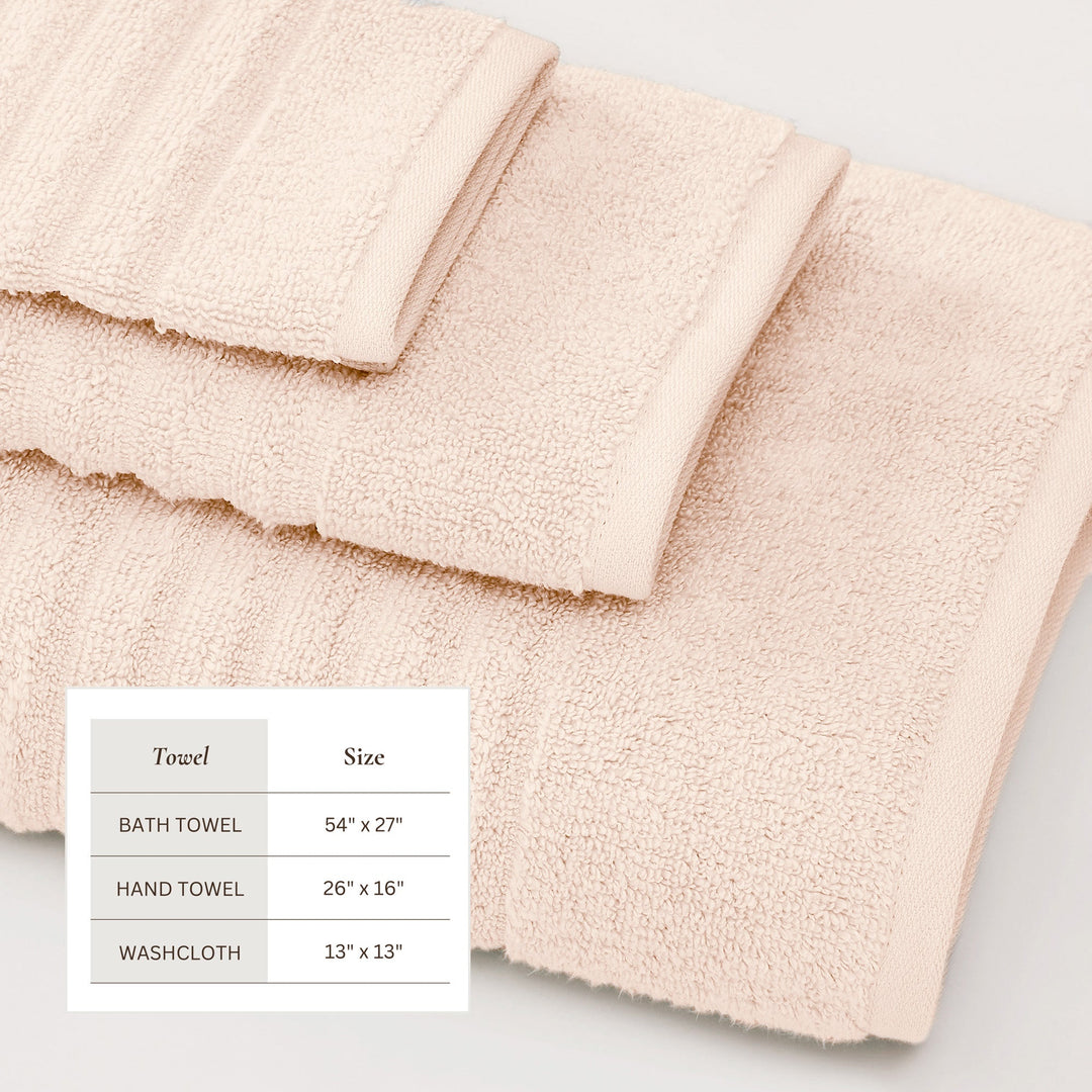 Combed Cotton Bath Towels - Karina Collection