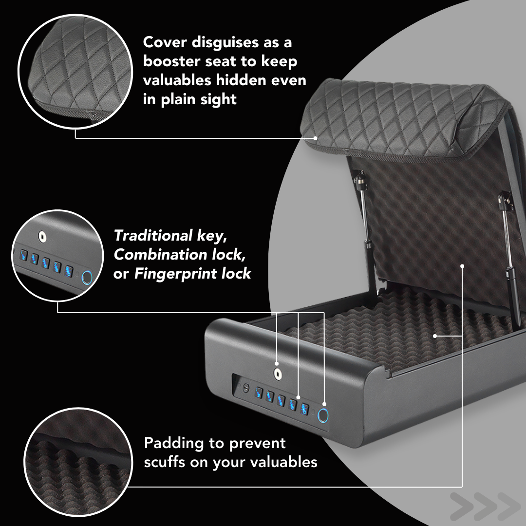 BoostedSafe Elite Fingerprint Safe with Key Access